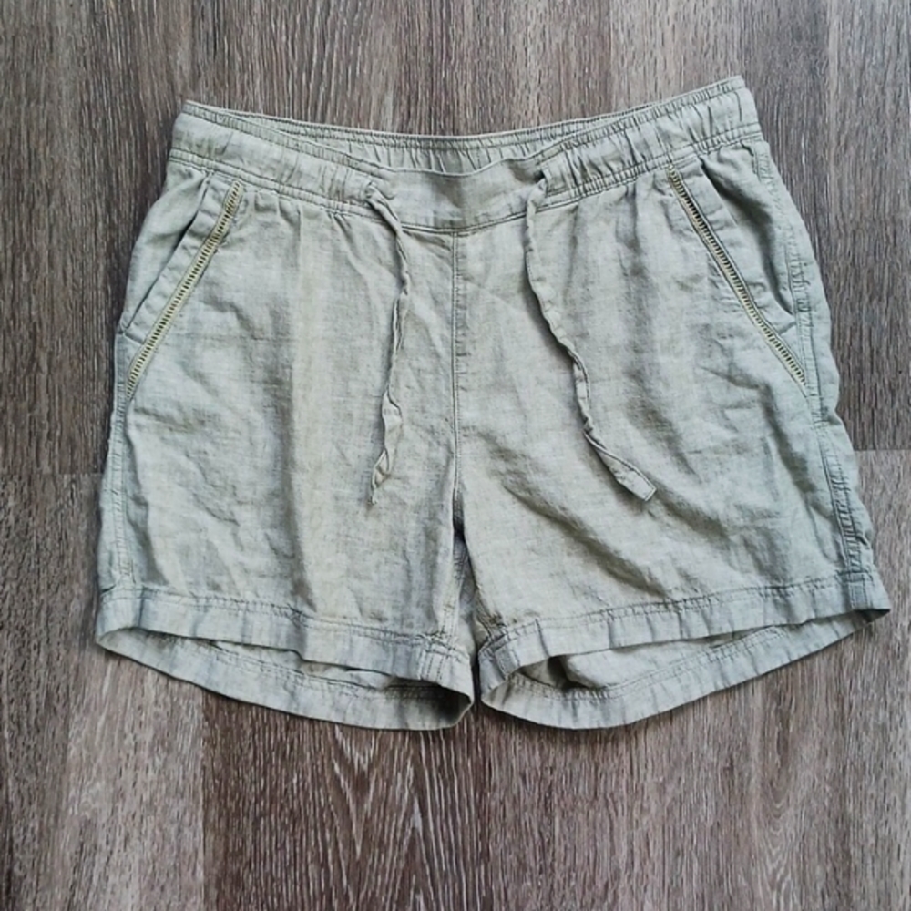 Eddie Bauer linen/cotton shorts